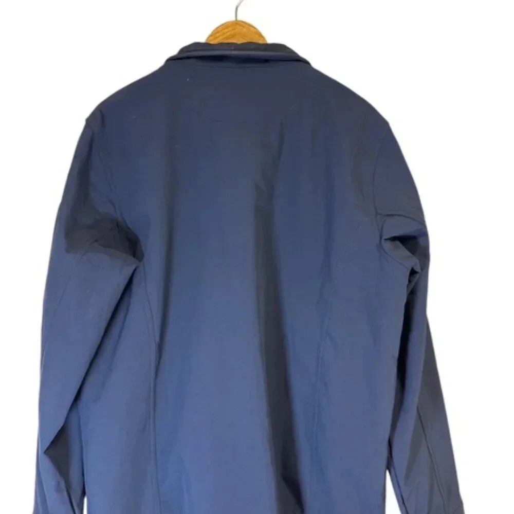 NFL Denver Broncos Mens Large Jacket Full Zip Navy Blue and Embroidered Bronco - Picture 2 of 12